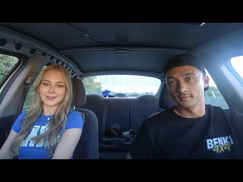 TEACHING My Girlfriend Manual In My FORD AU FALCON DRIFT CAR!