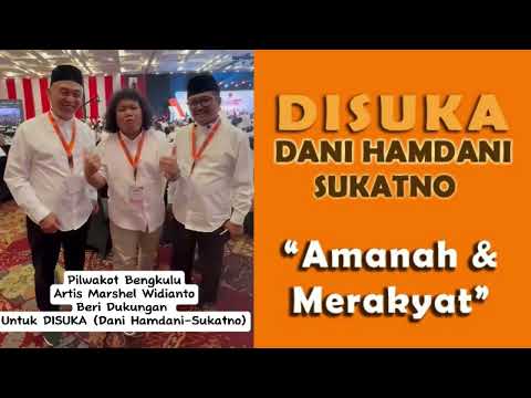 Dani-Sukatno Mendapat Dukungan dari Artis Gilang dan Marshel