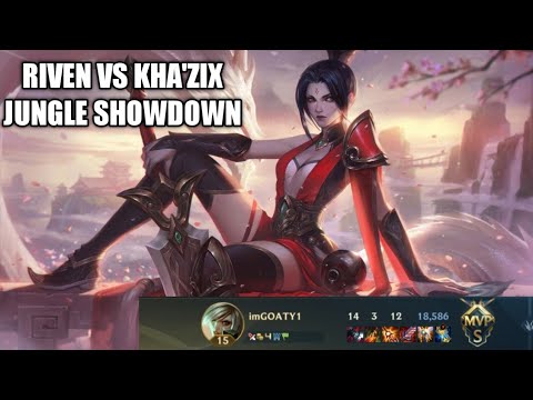 《League of Legends Wild Rift》 Riven VS Kha'Zix Jungle Showdown