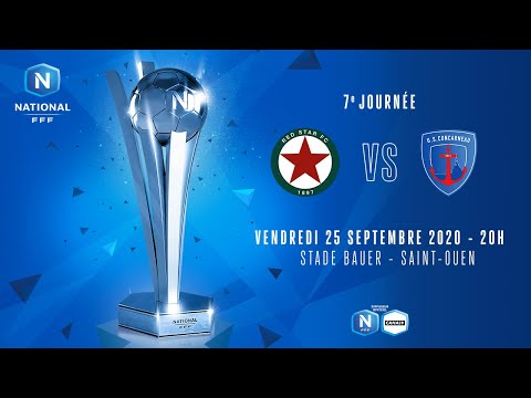 J7 : Red Star FC - US Concarneau en direct sur FFFtv (25 sept., 19h45) ! I National FFF 2020-2021
