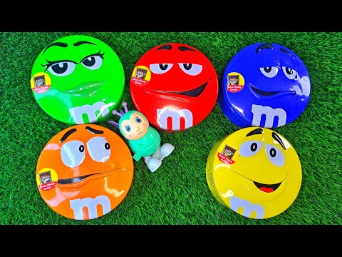 Satisfying Video Unpacking and Mixing Rainbow Candy in 5 M&M’s Box ASMR | 207