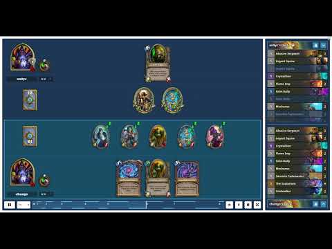 ProGaming - Hearthstone, Zoo Warlock(792) vs Zoo Warlock(751) by on9yc and chungo, Ranked - Stand...