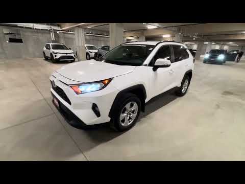 2019 Toyota RAV4 FWD XLE in White for sale at North London Toyota in London, ON