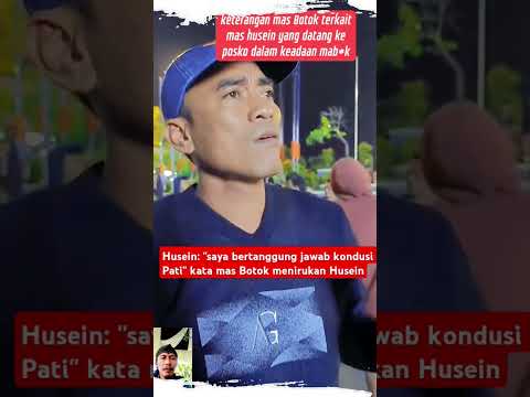 Husein "saya bertanggung jawab kondusi Pati" #trending #shortsfeed #shorts #pati #husein #bothok