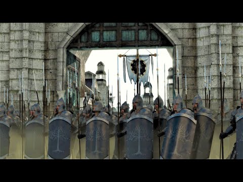 The Siege of Annúlond | Gondor Vs. Legions of Sauron | 12000 Unit Lord Of The Rings Cinematic Battle