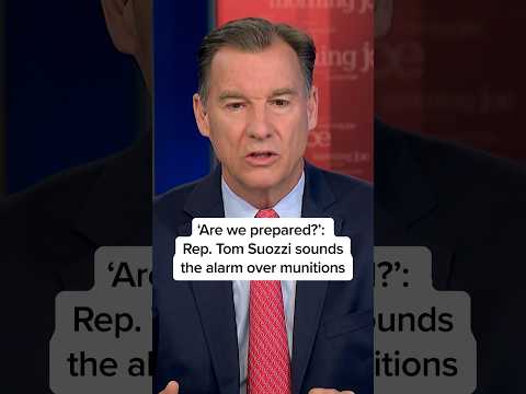 ‘Are we prepared?’: Rep. Tom Suozzi sounds the alarm over munitions