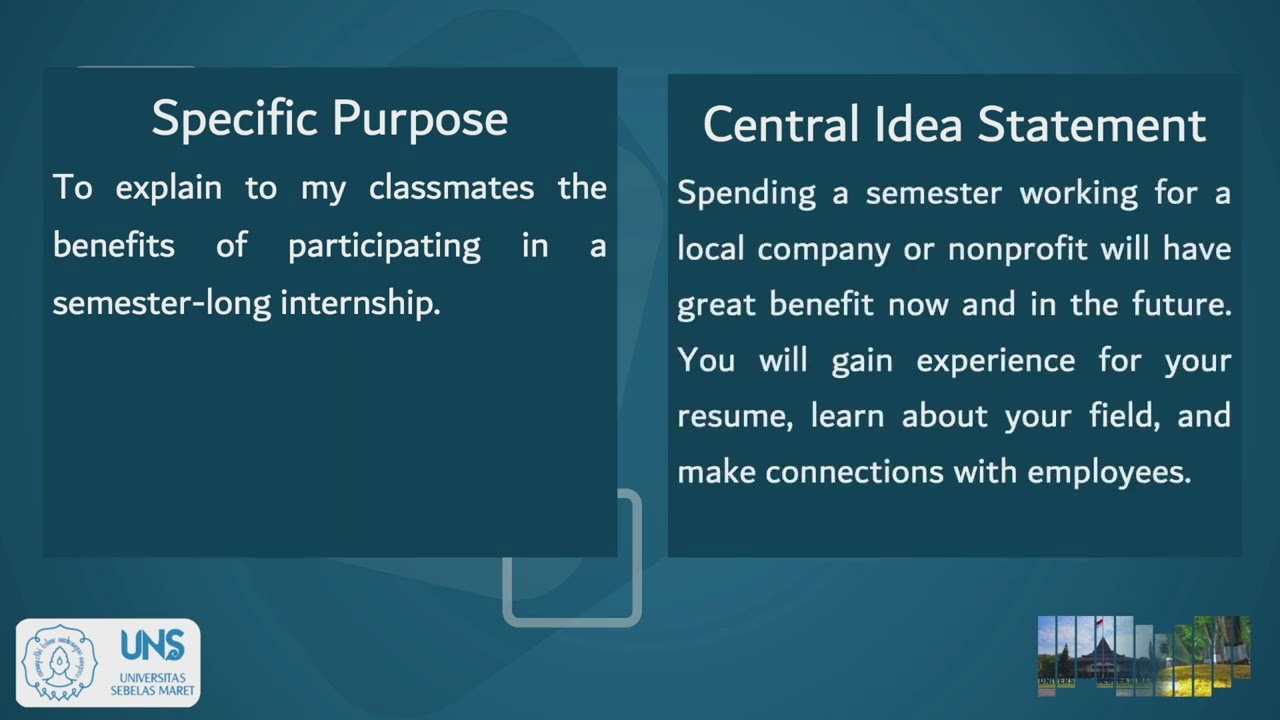 Formulating a Central Idea Statement