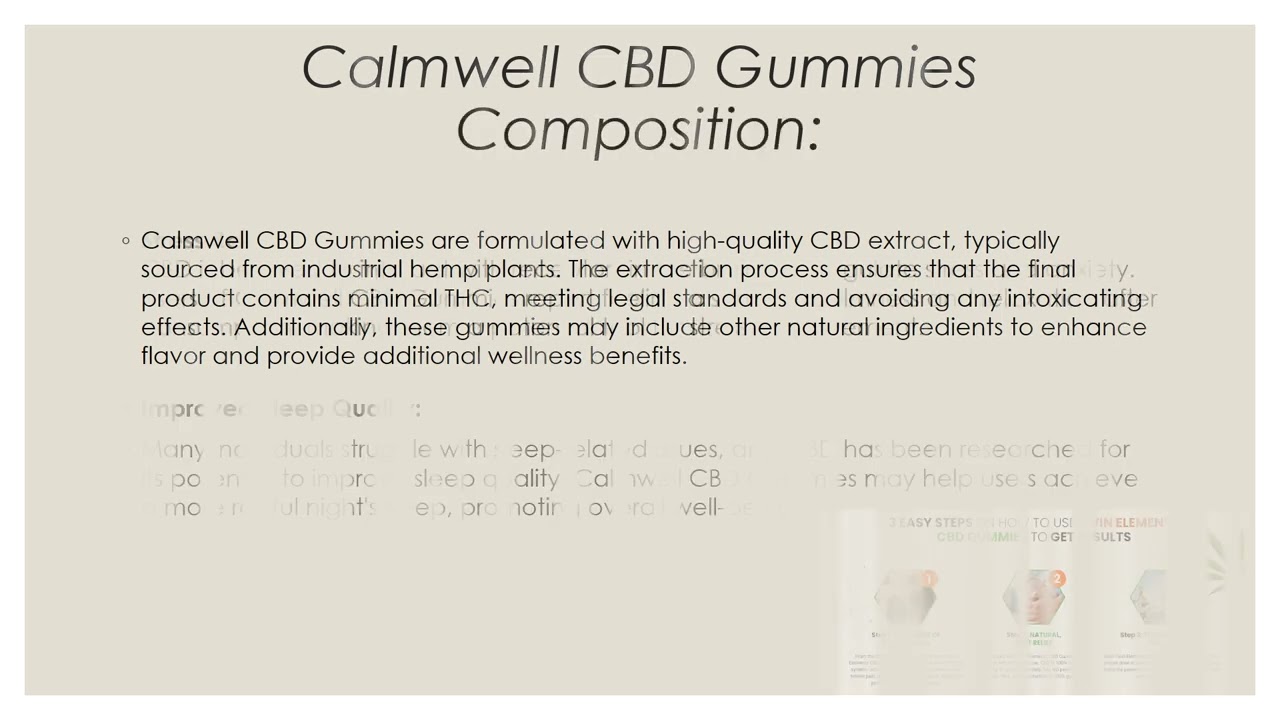 Calmwell CBD Gummies