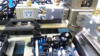 [디스펜서 전문 업체][마리노] MARINO PCB 인라인 로봇 2액형 우레탄 Dispensing