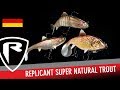 Fox Rage Replicant Shallow, 18,0cm - Super Natural Rainbow Trout - 1Stück