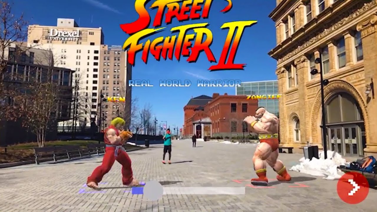 Street Fighter II in the real world - YouTube