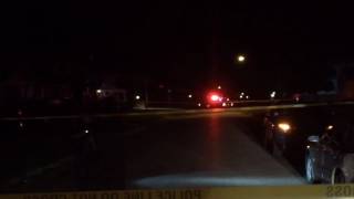 Watch police investigate critical shooting on Flint's north side
