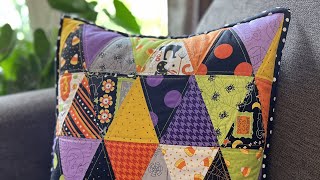 Quilted Triangle Treat Pillow