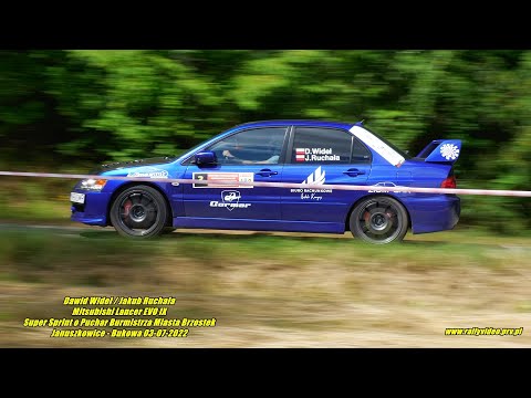 D. Wideł / J. Ruchała - Mitsubishi Lancer EVO IX - Super Sprint Januszkowice - Bukowa 03-07-2022