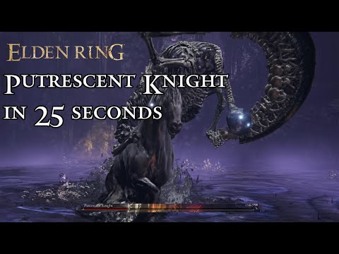 Putrescent Knight Boss in 25 seconds - Elden Ring DLC - Almost one shot