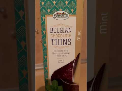 Sprouts Mint Belgian Chocolate Thins