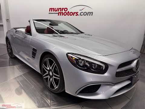 2017 Mercedes-Benz SL SL 450 Roadster in Silver for sale at Munro Motors in Brantford, ON
