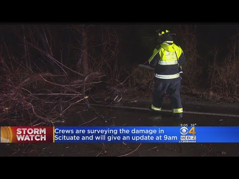 Scituate Residents Asked To Stay In Homes Until Storm Clean-up Begins