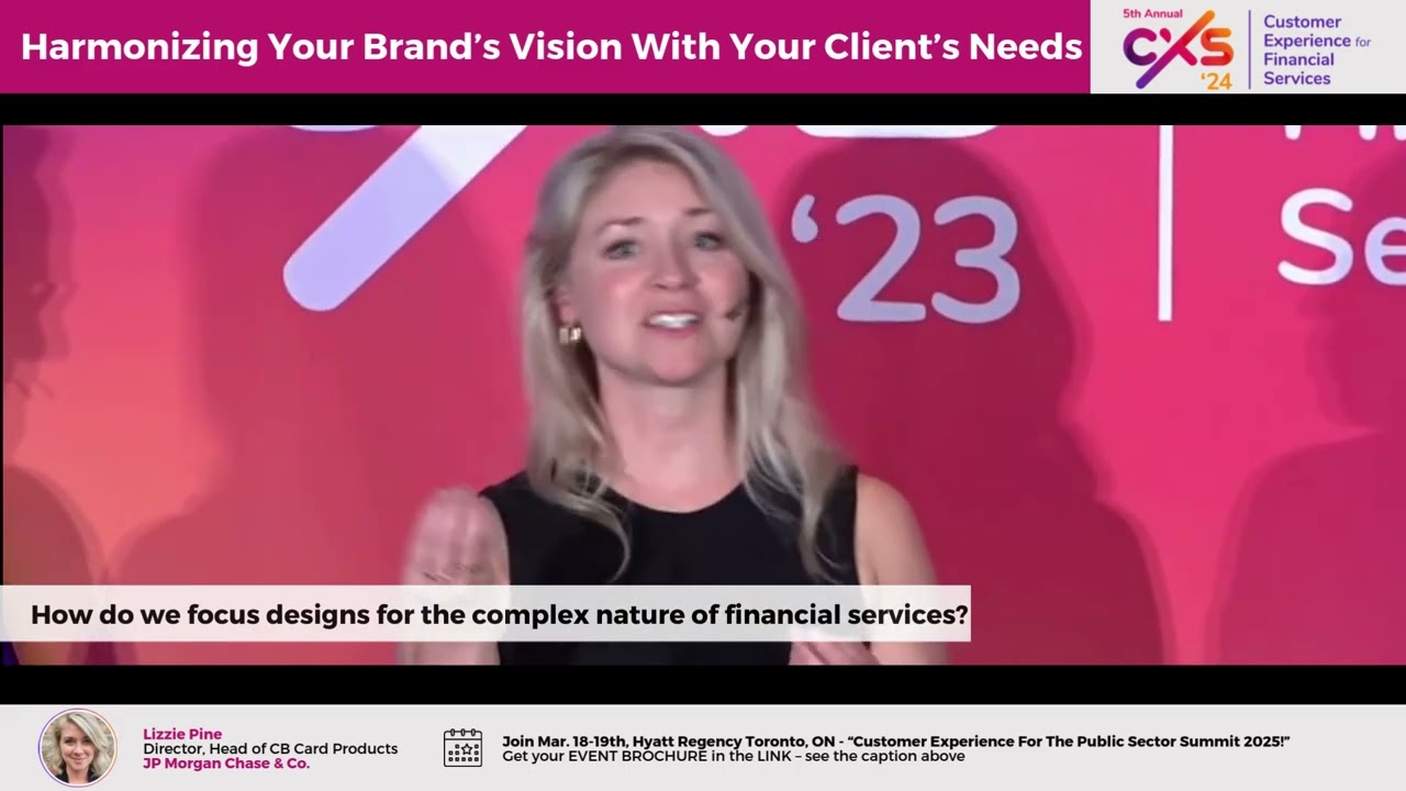 Lizzie Pine: Harmonizing Your Brands Vision With Client Needs | CXFS 2023