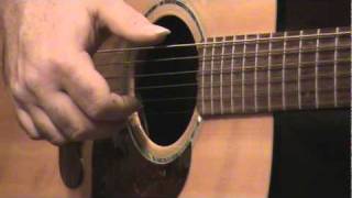 Multi-Colored Lady Gregg Allman Acoustic Guitar Lesson parts 1 and 2