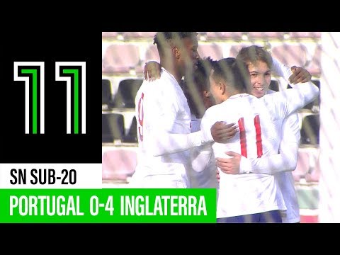 SN Sub-20: Portugal 0 - 4 Inglaterra