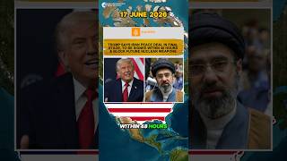 Trump: Iran Peace Agreement Near Completion, Expected Within 48 Hours #geopolitics #news #WorldNews