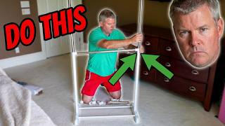 Mainstays Adjustable Metal Rolling Garment Clothes Rack Assembly Video