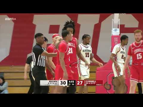 Highlights: Cornell Men's Basketball vs Brown - 02/24/2024