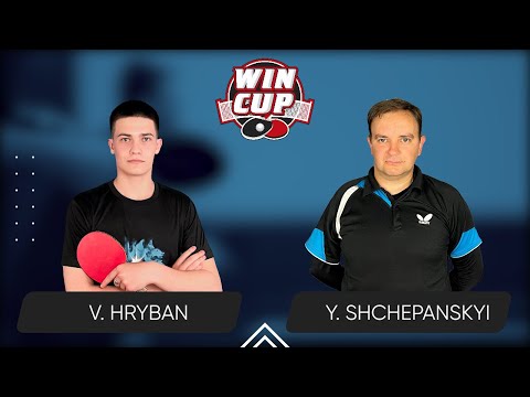 13:30 Vadym Hryban - Yurii Shchepanskyi West 3 WIN CUP 12.12.2023 | TABLE TENNIS WINCUP