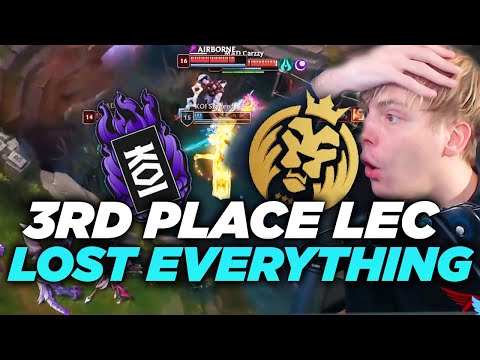 LS | LOST EVERYTHING BETTING ON 3RD PLACE LEC | KOI vs MAD