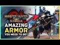 Monster Hunter Rise Sunbreak - This Hidden Armor Set is AMAZING for Gunlance & Charge Blade