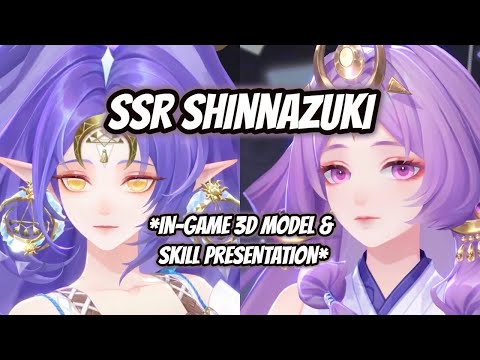 [ONMYOJI] SSR SHINNAZUKI *IN-GAME 3D MODEL & SKILL PRESENTATION* [CV/VA: HONOKA INOUE]
