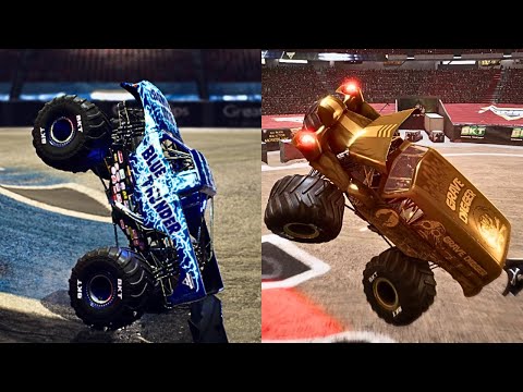 MONSTER JAM STEEL TITANS Freestyle BEST MOMENTS