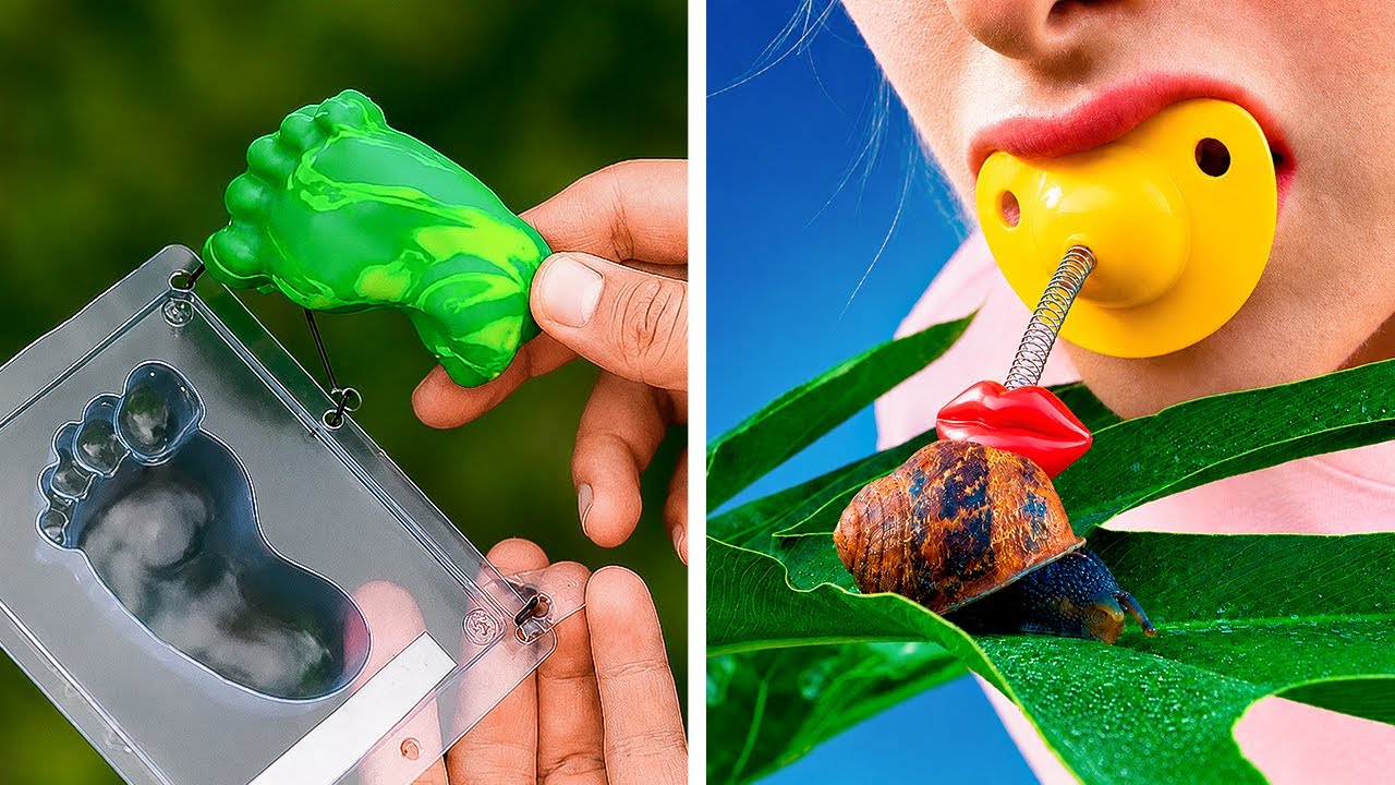 Reuse your kids' old items to make your gardening easier 🌸🌿