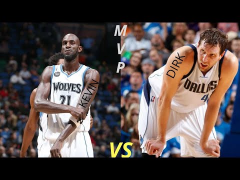 MVP SEASON HIGHLIGHTS BATTLE | Dirk Nowitzki VS Kevin Garnett