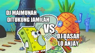 Download lagu DJ MAIMUNAH DITIKUNG JAMILAH VS DJ DASAR LO ANJAY (VERSI SPONGEBOB) mp3