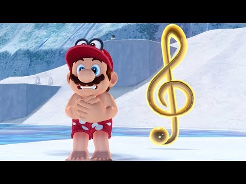 Super Mario Odyssey - All Music Note Challenges