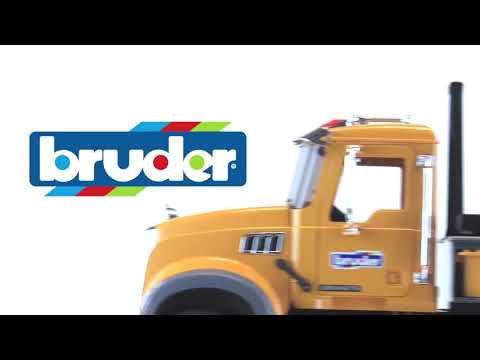 Bruder 02818 kraanwagen met Liebherr kraan - Mack Granite