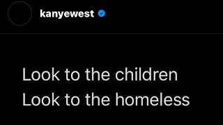 Kanye posts to Instagram | Design inspirations