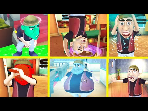 Scary Robber Home Clash   New Update All New Powers vs Lester vs Felix