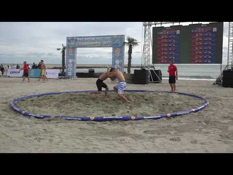 Round 1 Men's BW - 70 kg: N. POLOS (GRE) v. A. BAL (TUR)