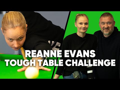 Reanne Evans IMPRESSIVE Tough Table Challenge