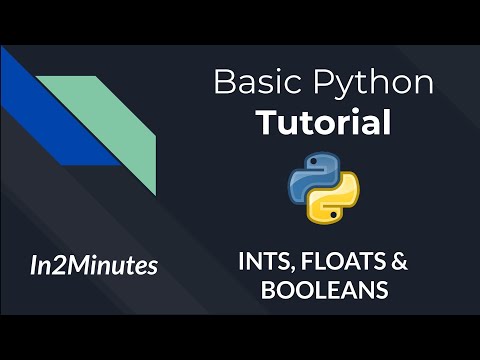 In 2 Mins Python Tutorial Series 3 Ints Bools Floats Hindi Python Programming
