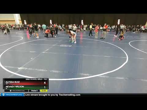 122 Lbs Cons. Round 3 - Nevaeh Wilson, IN Vs Alyssa Ruiz, TX 9980