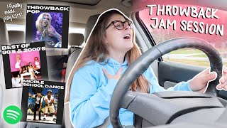 THE BEST THROWBACK PLAYLISTS EVER!! I finally made Spotify playlists, so let's jam! | vlogmas day 19