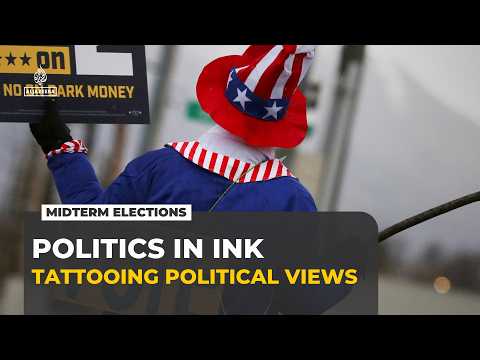 Inking their politics: US voters wear Trump and Sanders tattoos