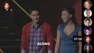 Glee - Homeward Bound/Home | Line Distribution (lyrics + singer icons + stop clock + music video!)