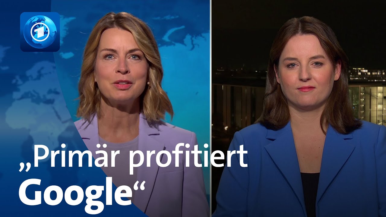 Google-Investitionen: Digitalexpertin warnt vor Abhängigkeit Europas | tagesthemen-Interview