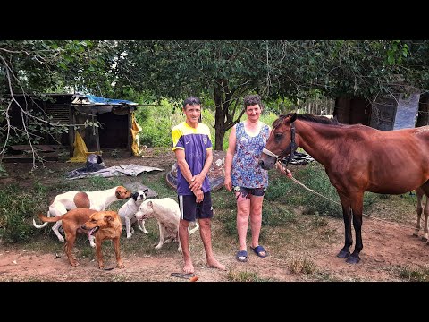 Life in the DEEP WOODS hunting ANYTHING to EAT | "We sleep OUTSIDE and NOTHING happens" | E. RÍOS