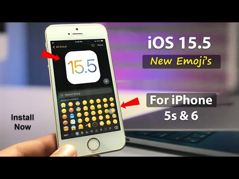 Get IOS 15.5 New Emojis in iPhone 5s, 6, 6Plus || Install iOS 15.5 New Emojis For Older iPhones🔥🔥